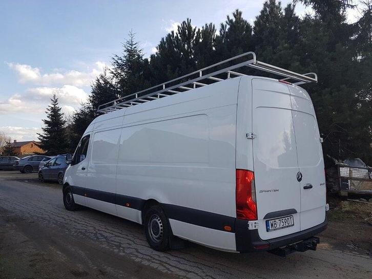 RVS deurladder Mercedes Sprinter H2 180° deur, Auto diversen, Auto-accessoires, Ophalen of Verzenden