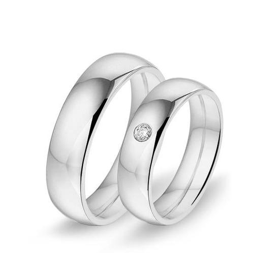 Actie trouwringen in 8/14/18 karaat witgoud per paar vanaf, Sieraden, Tassen en Uiterlijk, Ringen, Verzenden