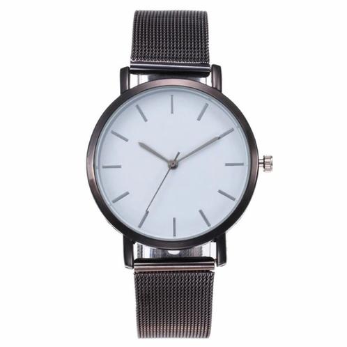 Fako® - Horloge - Mesh - Vintage - Staal - Ø 40mm -, Sieraden, Tassen en Uiterlijk, Horloges | Dames, Verzenden