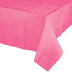 Roze Tafelkleed Plastic 2,74m, Nieuw, Verzenden