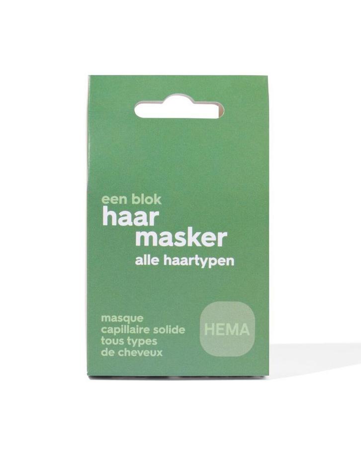 HEMA Blok haarmasker alle haartypes 50g 1+1 gratis, Sieraden, Tassen en Uiterlijk, Uiterlijk | Haarverzorging, Nieuw, Verzenden
