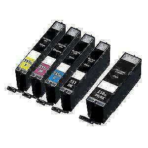 Canon PGI550 CLI551 pgi-550 cli-551 huismerk set5 (MET CHIP), Computers en Software, Printerbenodigdheden, Nieuw, Ophalen of Verzenden