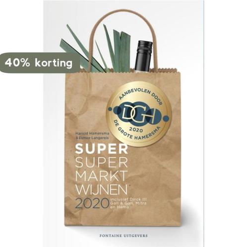 Super supermarktwijnen 2020 9789059562356 Harold Hamersma, Boeken, Kookboeken, Gelezen, Verzenden