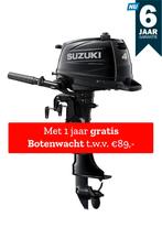 Suzuki buitenboordmotor 4pk - DF4A - Kortstaart - Zwart, Ophalen of Verzenden, Nieuw, Benzine, Minder dan 5 pk