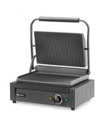 Contactgrill | Geribbeld | 2,2kW | (H)21,6x(B)43x(D)37,5cm, Verzenden, Nieuw in verpakking