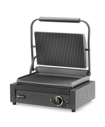 Contactgrill | Geribbeld | 2,2kW | (H)21,6x(B)43x(D)37,5cm beschikbaar voor biedingen
