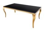 Elegante design eettafel MODERN BAROK 180cm zwart goud, Huis en Inrichting, Tafels | Eettafels, Ophalen of Verzenden, Nieuw