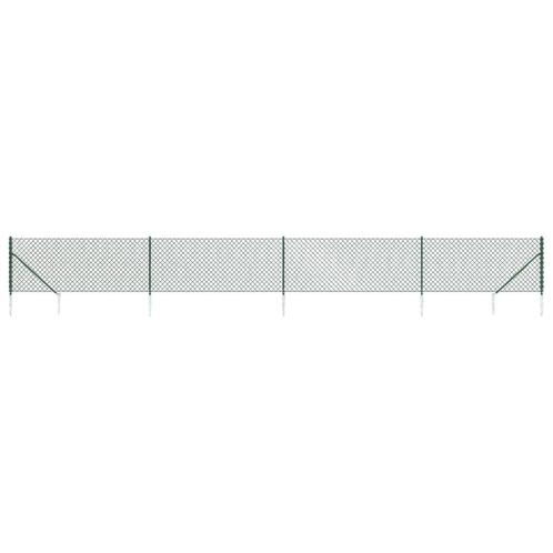 Gaashek Groen 0,8x10m : tweedekansje voor dierenverblijf, Tuin en Terras, Tuinhekken en Hekwerk, Nieuw, IJzer, Gaashekwerk, Ophalen of Verzenden