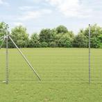 vidaXL Euro Omheining met 7 Palen 1,5x10 m Gegalvaniseerd, Verzenden, Nieuw, IJzer