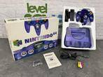 Nintendo 64 Console Grape Purple + Controller (with, Ophalen of Verzenden, Zo goed als nieuw