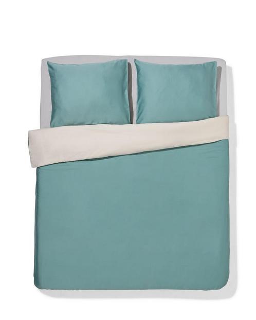 HEMA Dekbedovertrek 200x200/220cm satijn groen, Huis en Inrichting, Slaapkamer | Beddengoed, Nieuw, Verzenden