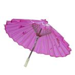 Chinese decoratie paraplu roze met bloemen - Verkleed para.., Hobby en Vrije tijd, Feestartikelen, Verzenden, Nieuw