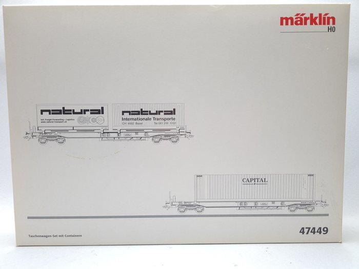 Märklin H0 - 47449 - Modeltrein goederenwagon (1) -, Hobby en Vrije tijd, Modeltreinen | H0