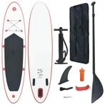 vidaXL Stand Up Paddleboardset opblaasbaar rood en wit, Watersport en Boten, Suppen, Verzenden, Nieuw