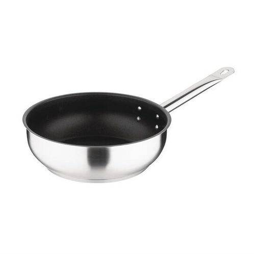 Vogue platinum plus rvs anti-aanbak inductie sauteuse 24cm -, Zakelijke goederen, Horeca | Keukenapparatuur, Nieuw in verpakking