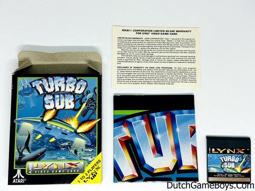 Atari Lynx - Turbo Sub, Spelcomputers en Games, Games | Atari, Gebruikt, Verzenden