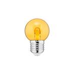 Thorgeon LED kogellamp gekleurd E27 1W helder Geel Niet d...