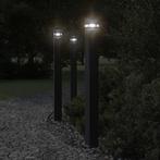 vidaXL Buitenvloerlampen 3 st met stopcontact 110 cm, Tuin en Terras, Verzenden, Nieuw