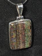 Adembenemende 925 zilveren hanger, met natuurlijke