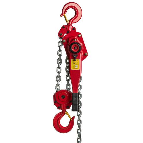 Rateltakel Delta Red 6,3 ton 1,5 meter, Doe-het-zelf en Verbouw, Lieren en Takels, Nieuw, Verzenden