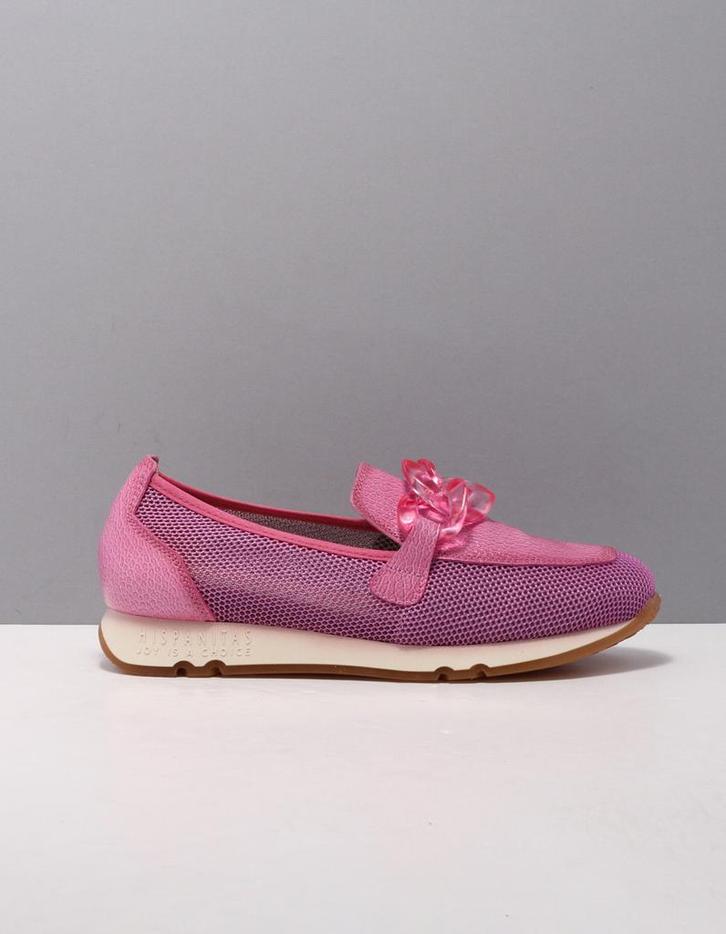 Hispanitas hv232552 mocassins dames roze  pink leer 39, Kleding | Dames, Schoenen, Nieuw, Verzenden
