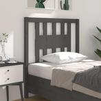 vidaXL Hoofdbord 96x4x100 cm massief grenenhout grijs, Huis en Inrichting, Verzenden, Nieuw, Grijs, Hout