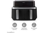 Nedis Digital Double Air Fryer - 2 x 4.2 l - 10, Verzenden, Zo goed als nieuw