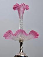 Epergne - geblazen glas - Tafelstuk / Bloemstuk