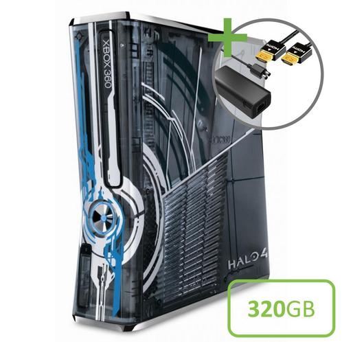 Microsoft Xbox 360 Slim Console (320GB) -, Spelcomputers en Games, Spelcomputers | Xbox 360, Ophalen of Verzenden