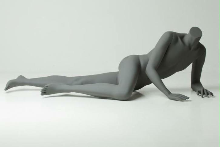 Liggende mannelijke etalagepop zonder hoofd grijs, Zakelijke goederen, Kantoor en Winkelinrichting | Winkel en Inventaris