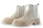 Nelson Chelsea boots in maat 41 Wit | 10% korting, Kleding | Dames, Verzenden, Wit, Overige typen, Zo goed als nieuw