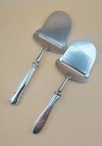Bestekset (2) - .835 zilver - set kaasschaven, Antiek en Kunst