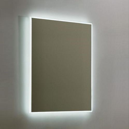 Spiegel Sanilux Mirror Infinity 58x80x4,1 cm Aluminium met, Doe-het-zelf en Verbouw, Sanitair, Bad, Nieuw, Ophalen of Verzenden