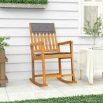 vidaXL Schommelstoel met kussens massief acaciahout, Tuin en Terras, Verzenden, Nieuw, Hout