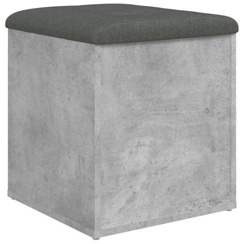 Opbergbankje Betongrijs | Tweedekansje | OP=OP, Huis en Inrichting, Banken | Bankstellen, Minder dan 150 cm, Minder dan 75 cm