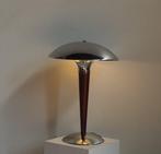 Bureaulamp - Hout, Staal, Antiek en Kunst