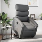 Sta-op-stoel elektrisch kunstleer grijs, Nieuw, Verzenden