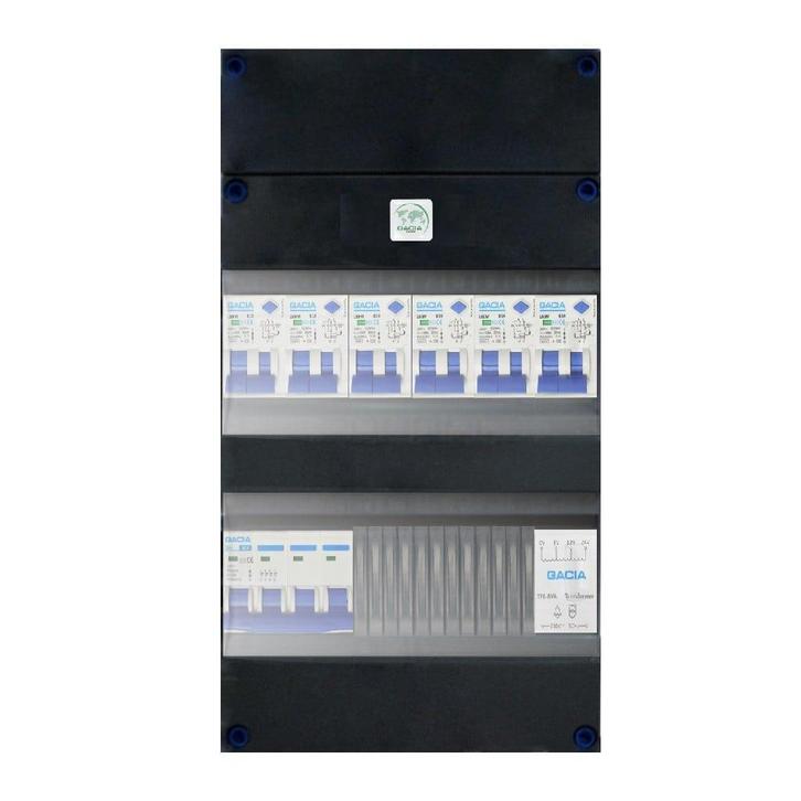 Gacia groepenkast 3 fase 6 alamat + beltrafo, Doe-het-zelf en Verbouw, Elektra en Kabels, Ophalen of Verzenden