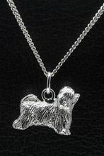 Zilveren Tibetaanse terrier ketting hanger - groot, Verzenden, Nieuw