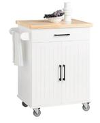 Keukentrolley met Werkblad en Kast – 74 cm Breed & Mobiel, Huis en Inrichting, Keuken | Keukenelementen, Verzenden, Nieuw