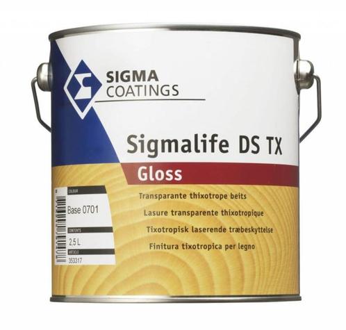 SIGMALIFE DS TX Gloss - KLEUR NAAR KEUZE - 1 liter, Doe-het-zelf en Verbouw, Verf, Beits en Lak, Beits, Overige kleuren, Nieuw