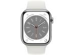 Apple Watch Series 8, 45mm, GPS + Cellular, RVS,, Verzenden, Zo goed als nieuw