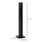 TRUUSK Staande Ventilator Met Afstandsbediening 45W 12H Time, Verzenden, Nieuw