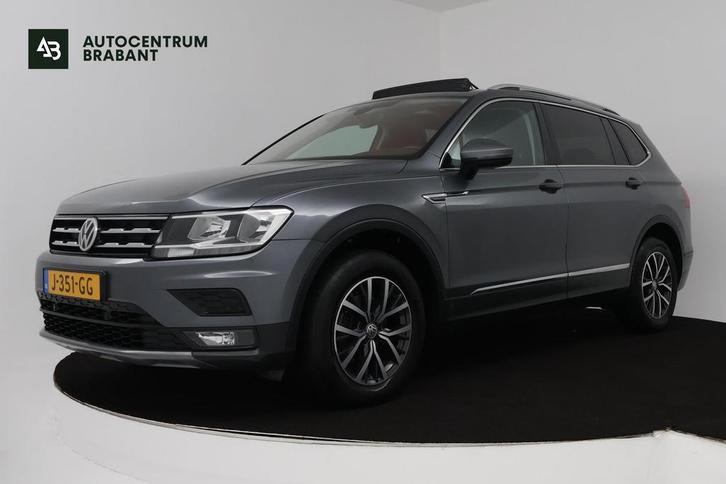 Zakelijke Lease |  Volkswagen Tiguan Allspace 1.5 TSI Comfor, Auto's, Volkswagen, Onderhoudsboekje, Lease, Zwart, Automaat, SUV of Terreinwagen