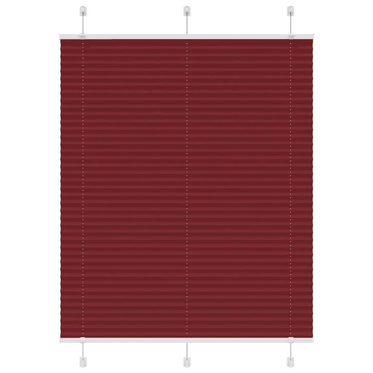 vidaXL Plissé rolgordijn 110x100cm stofbreedte 109,4cm, Huis en Inrichting, Stoffering | Gordijnen en Lamellen, Rood, Nieuw, Verzenden