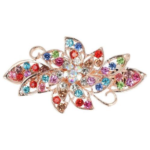 Haarspeld Opengewerkt Bloemen Vorm Gedraaid 6,5cm Goud Mu..., Sieraden, Tassen en Uiterlijk, Uiterlijk | Haarverzorging, Verzenden