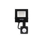 LED Bouwlamp op Sensor | TIGA | 10W | Zwart | 4500K | IP65, Ophalen of Verzenden, Nieuw, 50 tot 200 watt, Armatuur