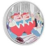 Niue. 2 Dollars 2021 Disney Alice Tweedledee & Tweedledum 1, Postzegels en Munten