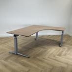 Oka hoekbureau (rechts) 200x160 cm,  Beuken-Grijs, Ophalen of Verzenden, Gebruikt, Bureau