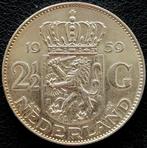 Nederlandse zilveren Juliana Rijksdaalder 1959, Postzegels en Munten, Munten | Nederland, Zilver, Losse munt, Verzenden